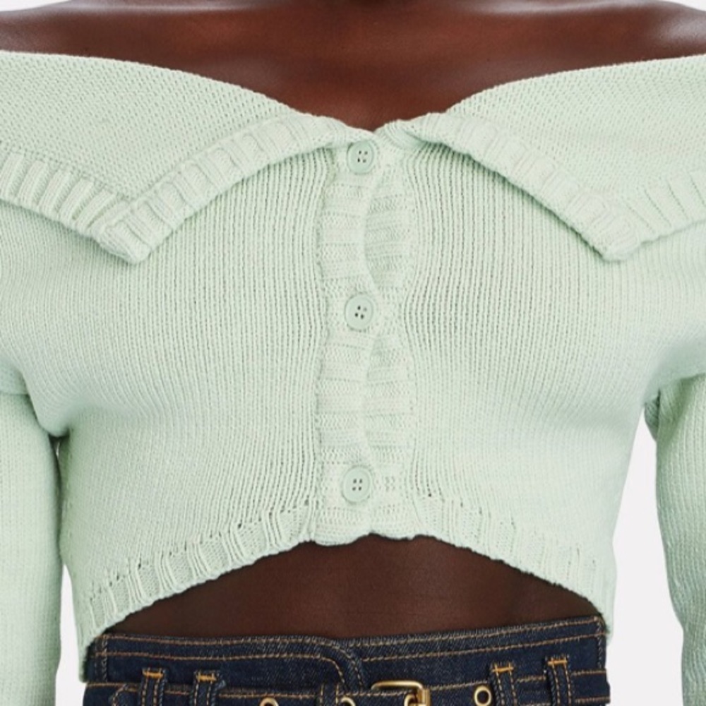 PHILOSOPHY Di Lorenzo Serafini Crop sweater Size 2 - Picture 3 of 8
